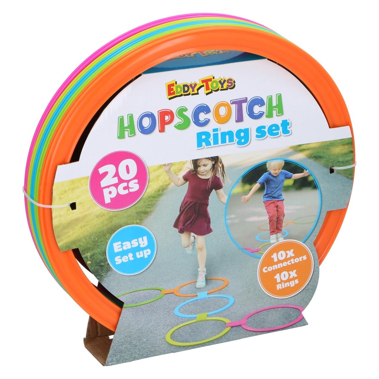 Eddy Toys Hüpfspiel-Ringe D27,5cm Mehrfarbig (871125230138)