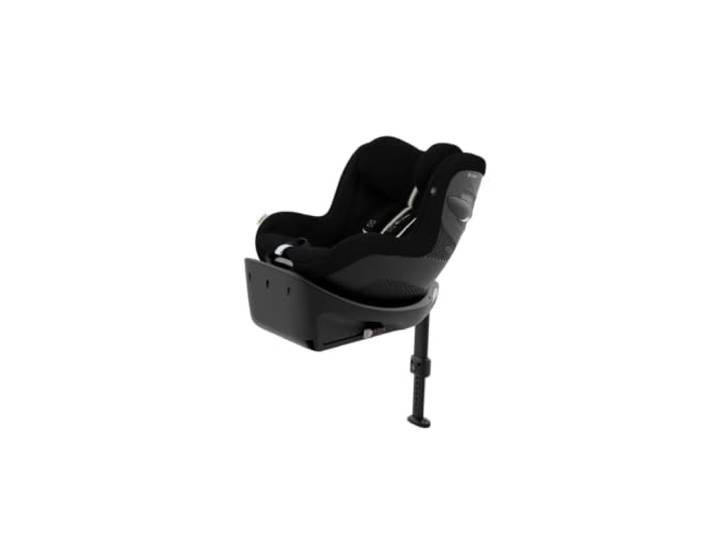 CYBEX Gold Kinder-Autositz Sirona Gi i-Size Plus inkl. Neugeboreneneinlage und Base, Ab ca. 0 bis 4 Jahre, Max. 20 kg, 40 - 105 cm, Moon Black