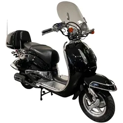 Alpha Motors Motorroller Retro Firenze Limited 125 ccm 85 km/h EURO 5+ schwarz