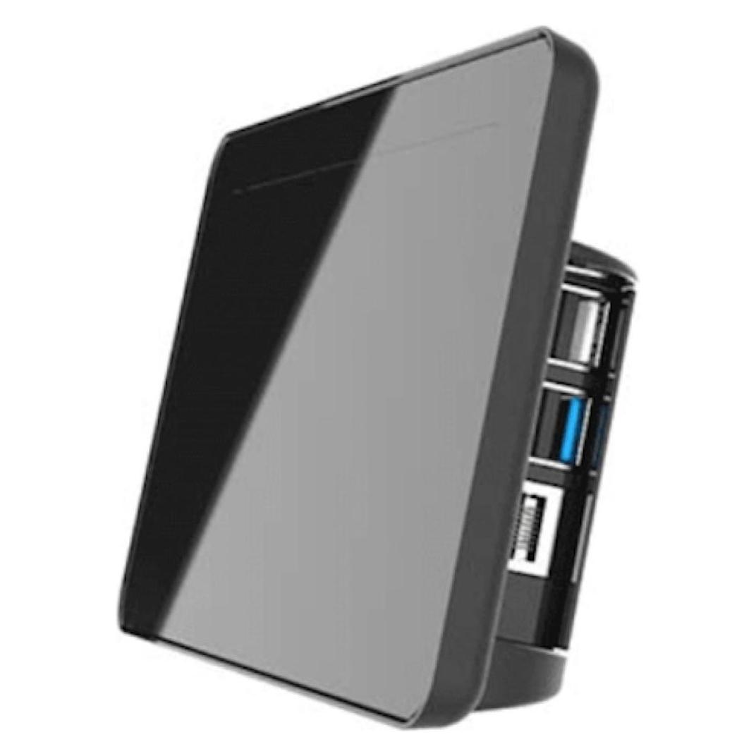 Allnet Raspberry Pi Zubehör - Touchscreen Gehäuse für offizielles 7 (RPI4-DCASE-B)