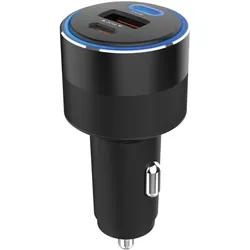 Sandberg Car Charger 3in1 130W USB-C PD, Auto Adapter, Schwarz