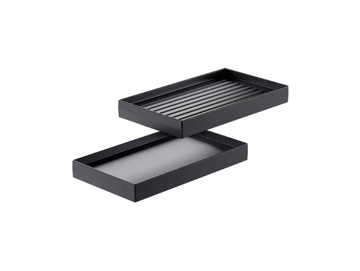 Stöckli Wende-Grillplatte für CheeseGrill 2 – Tischgrill – schwarz