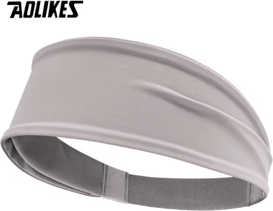 Inspire Curations AOLIKES Sports Headband Non Slip Moisture Wicking Sweatband For Running, Gym, Cycling & Yoga gray