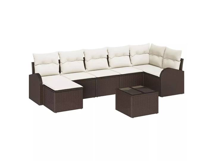 VidaXL - Garten-sofa-set poly-rattan, One Size, Multicolor