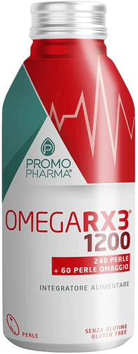 Promopharma Omega RX3 1200 Integratore per Colesterolo 240 + 60 Perle