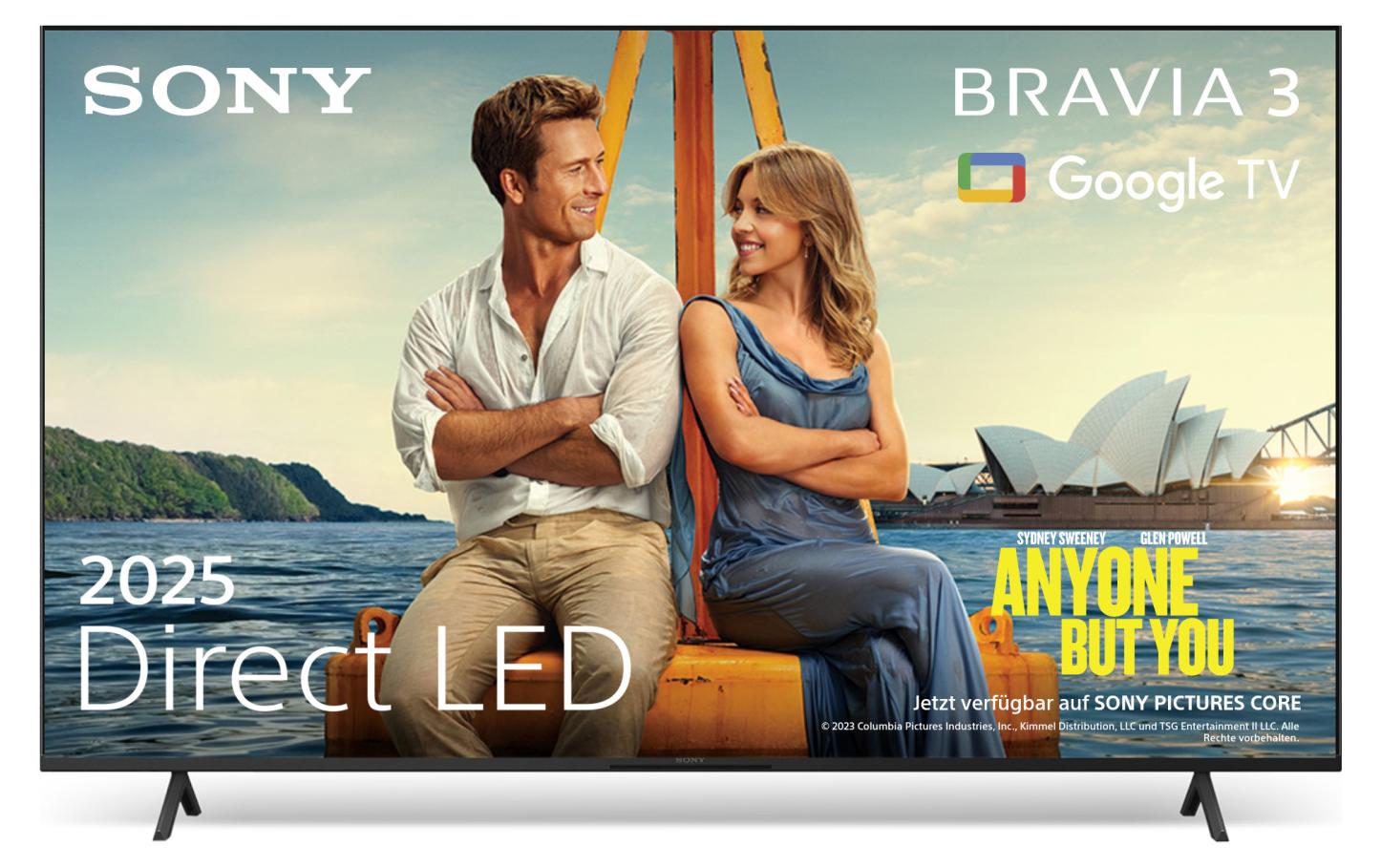 Sony K43S39BP.CEI, 109,2 cm (43"), 3840 x 2160 Pixel, Quad HD, Schwarz