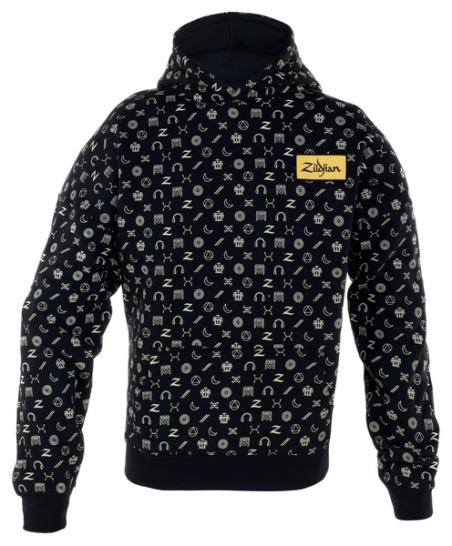 Zildjian Icon Hoodie L Black with gold accents