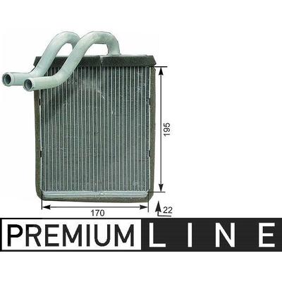 Mahle Wärmetauscher, Innenraumheizung [Hersteller-Nr. AH179000P] für Kia