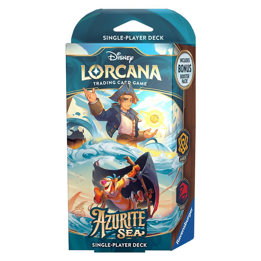 Disney Lorcana Trading Card Game: Azurite Sea - Amber and Ruby Deck (Englisch) (Englisch, Deck) (11.098.414)