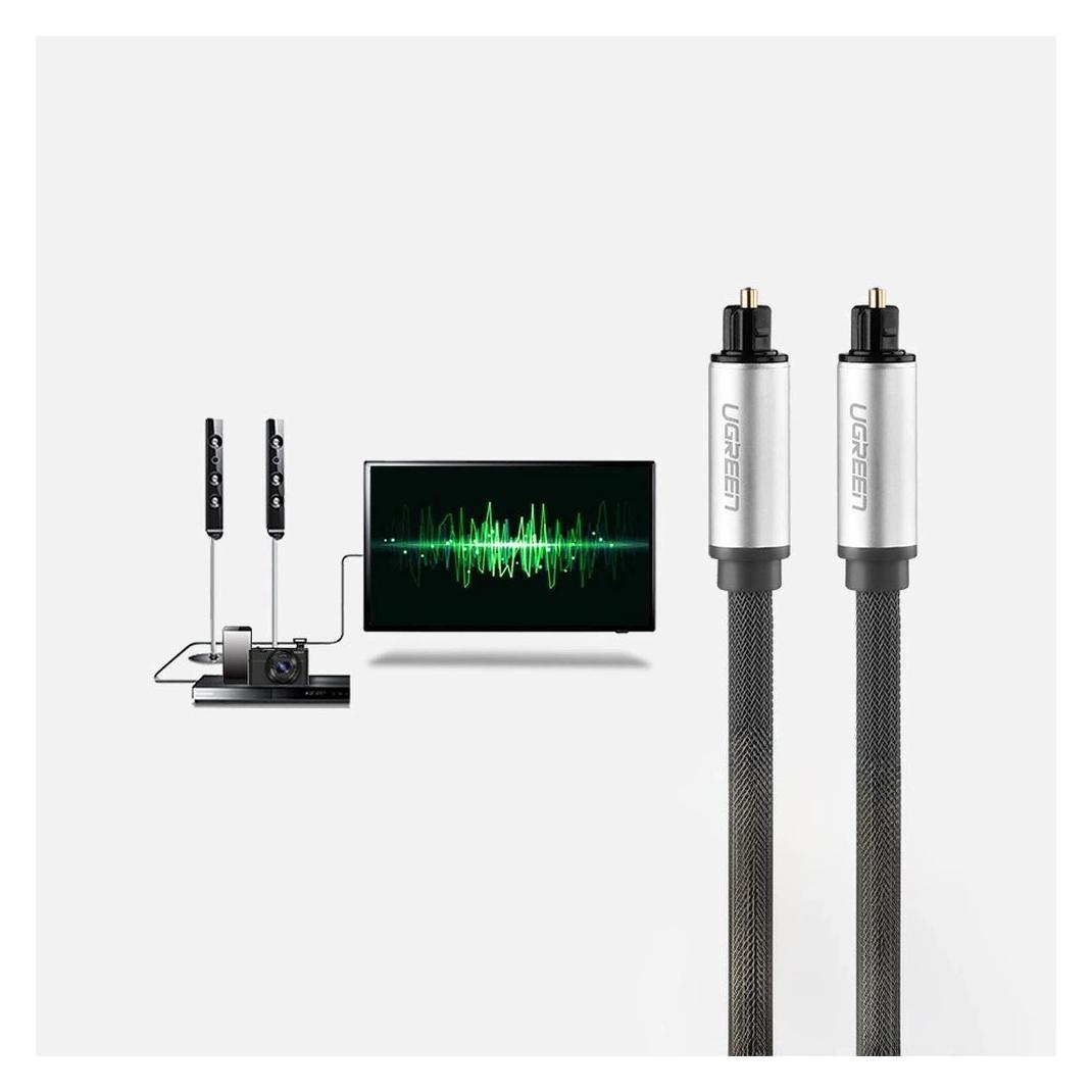 Ugreen Toslink - Toslink (1 m, Toslink Kabel) (10539)