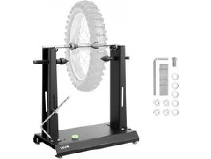 VEVOR Motorrad Auswuchtständer Reifenwuchtgerät 40 kg Tragkraft, Reifenauswuchtmaschine Zentrierständer mit verstellbaren Zentrierkegeln & Zentrierzeiger, Reifenmontagehilfe für φ 889 mm Rad
