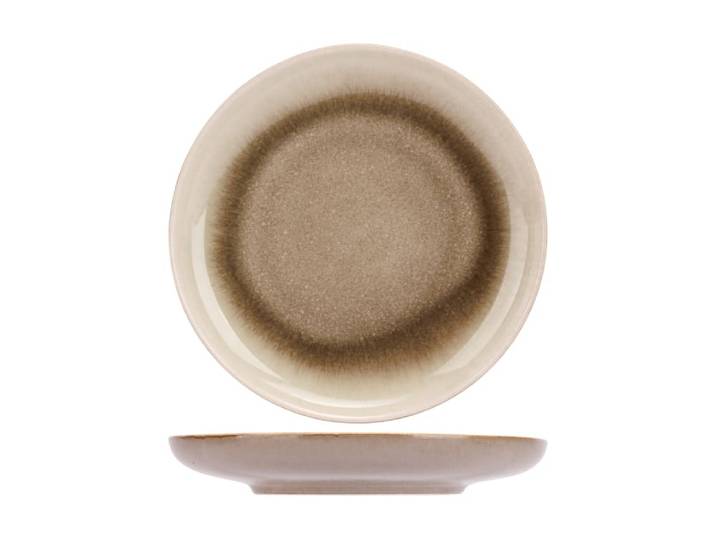 Lot de 6 Assiettes à pain, vert, D 14 cm