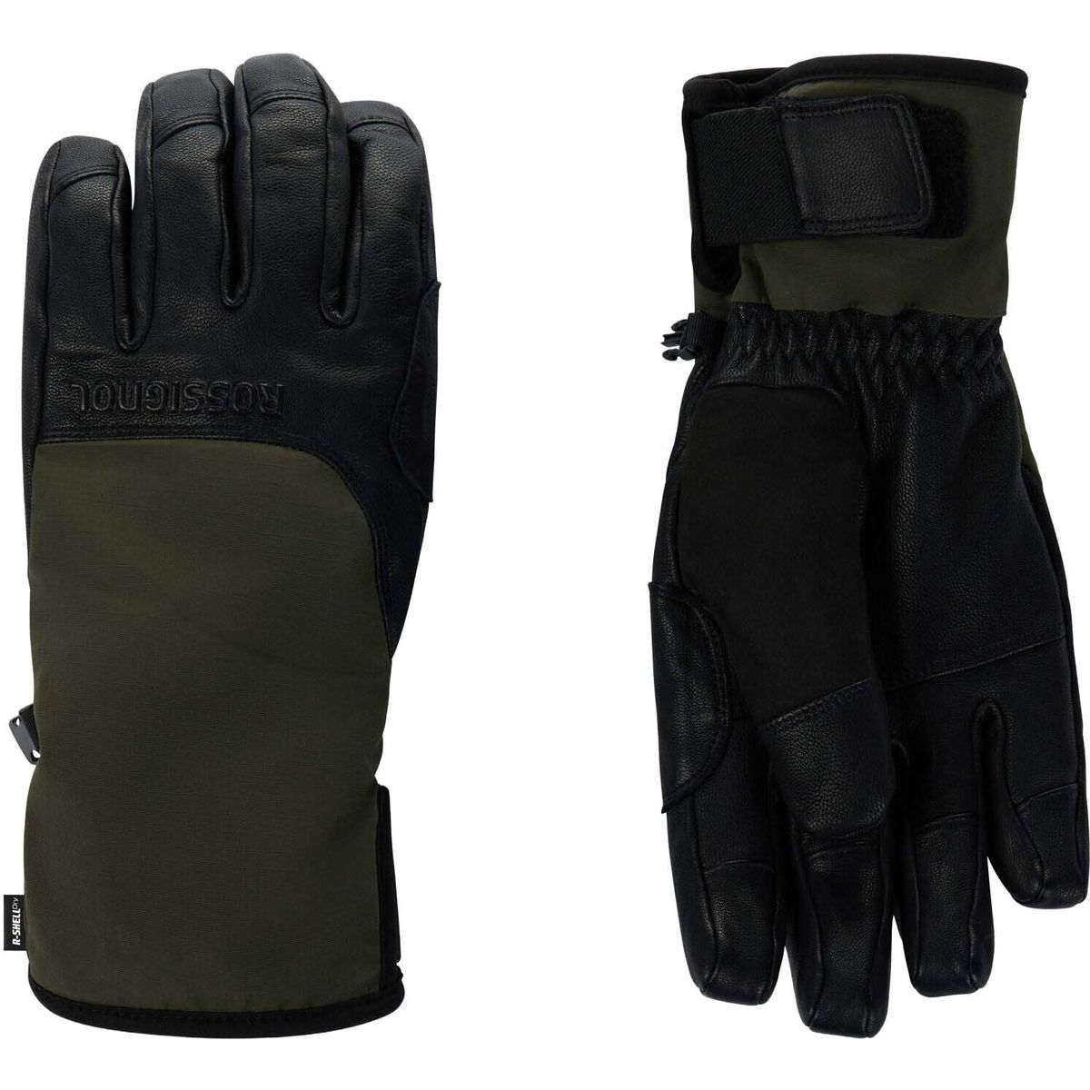 Rossignol Type Ski Gloves R-shell DRY olive shadow (A01) S RLPMG12 A0100S