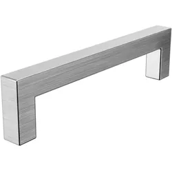 MS Beschläge Moderner Schrank- Schubladengriff 128mm Edelstahl matt gebürstet - Möbelgriff