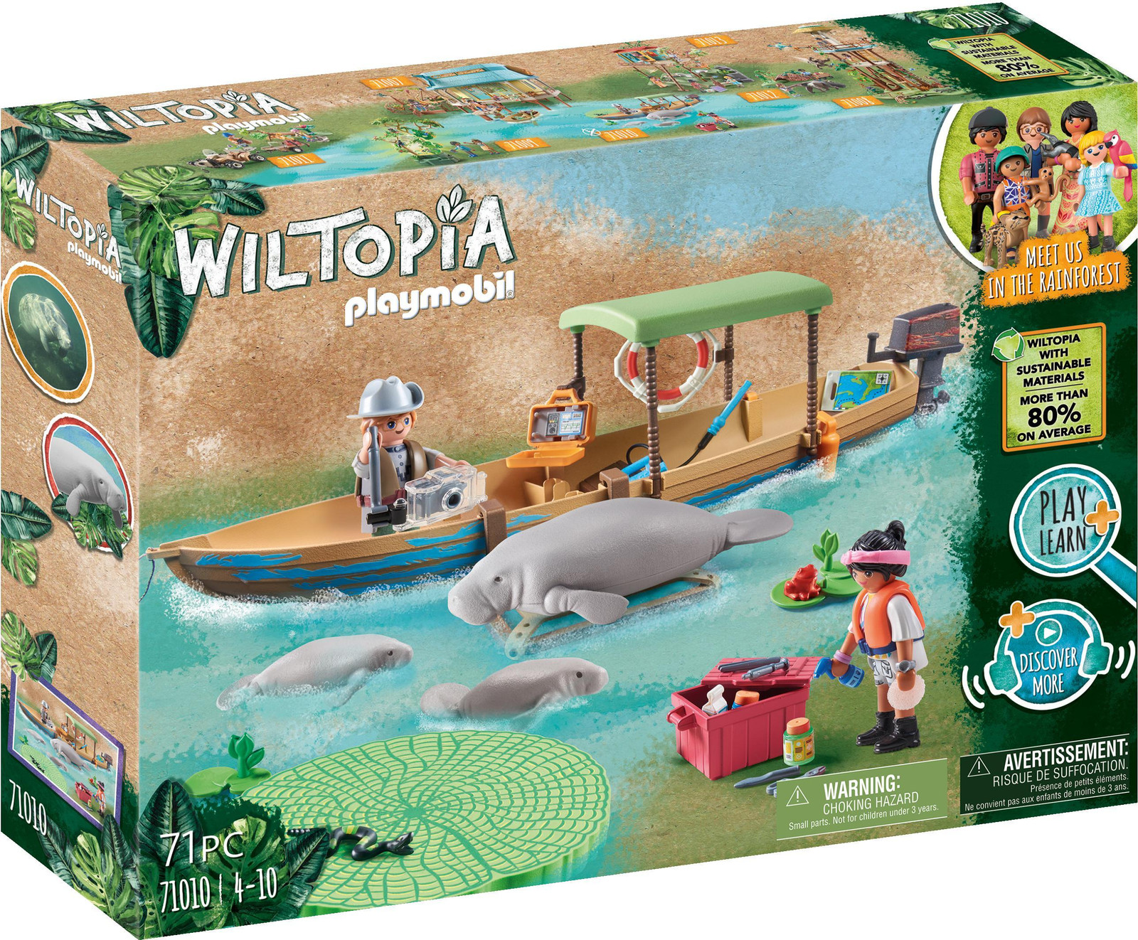 Playmobil Wiltopia 71010 Boottocht om de zeekoeien te bekijken