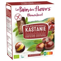 Blumenbrot Knusperbrot Kastanien bio