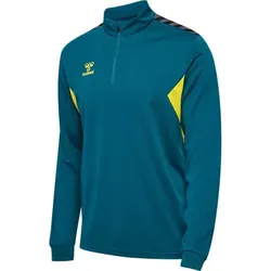Hummel Authentic Half-Zip Sweatshirt grün/schwarz