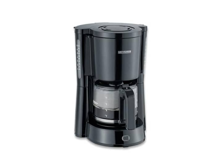 SEVERIN Cafetière Filtre \ Type\ \, 1 000W\, 1\,4L\, Jusqu'à 10 tasses\, Porte-filtre amovible avec système anti-goutte\, Noir\, KA 4815\, 3.38
