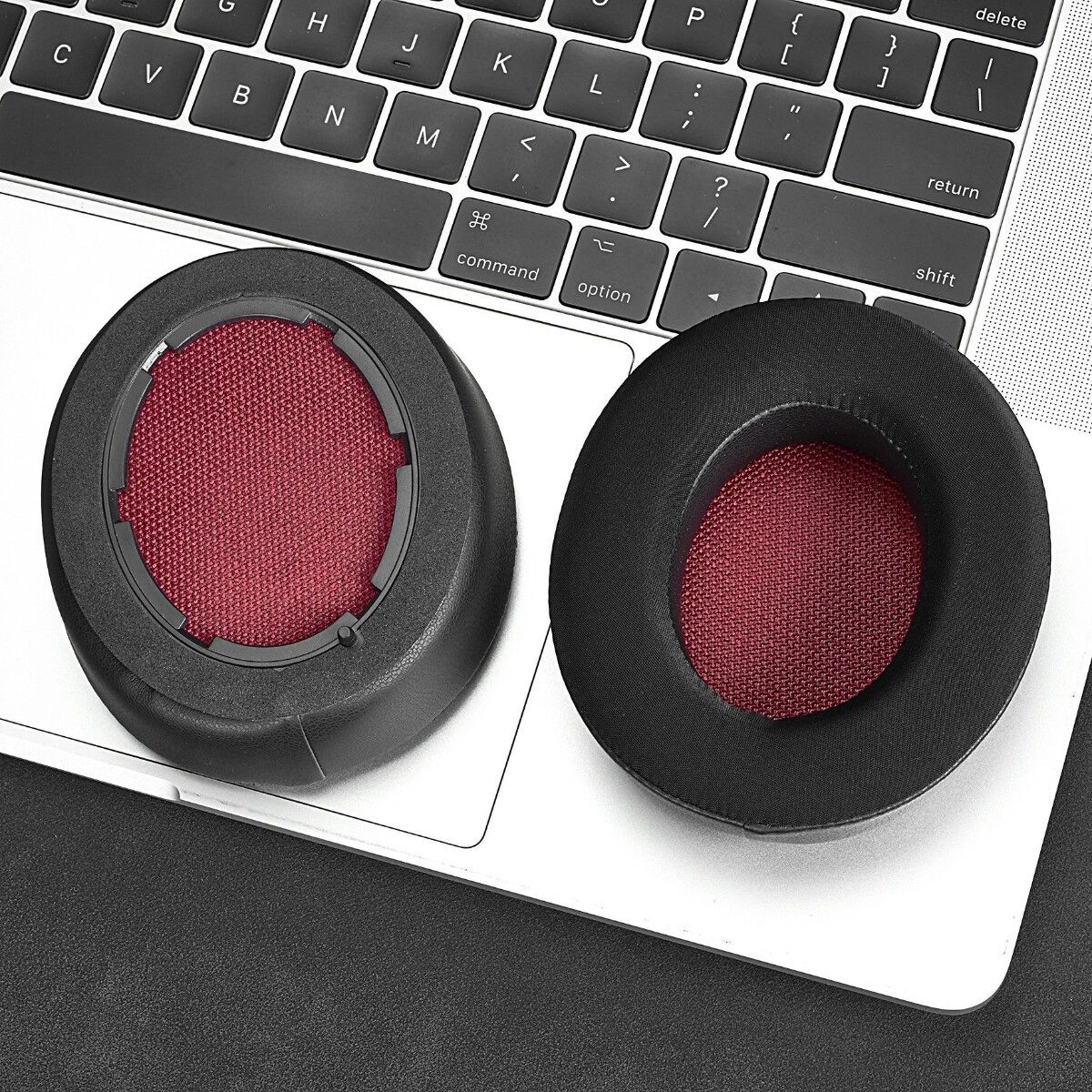 INF Lot de 2 coussinets d'oreille rafraîchissants compatibles avec Teufel Real Blue NC et Real Pure, gel multicouche et mousse