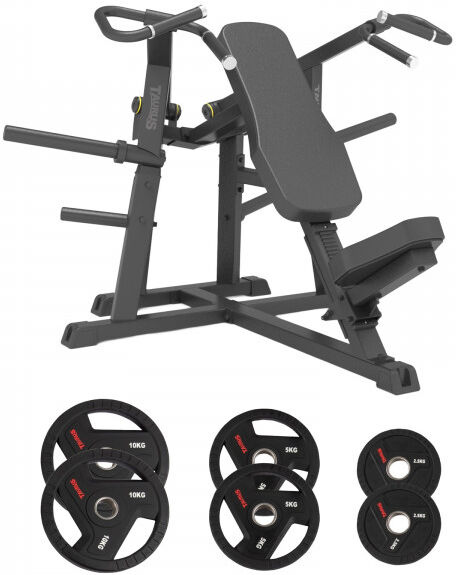 Taurus Pro Iso Seated Shoulder Press Seated Shoulder Press + 35kg TPU Plates