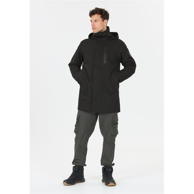 Parka WHISTLER "Nomad", Herren, Gr. M, schwarz, 100% Polyester, unifarben, normal, hoch geschlossener Ausschnitt, Jacken Parka, mit wasserabweisender Ausstattung