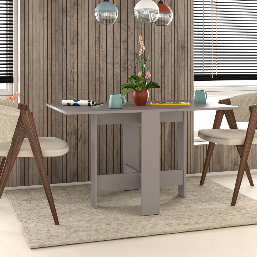 Alpen Home Artemio Rectangular Extendable Dining Table 130cm L x 76cm W - Drop Leaf Design for Small or Large Spaces Light Mocha