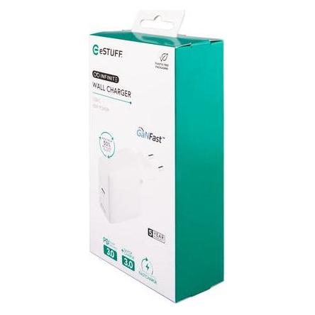 eSTUFF INFINITE (GRS) USB-C Charger (65 W, 1 Port) (ES637067)