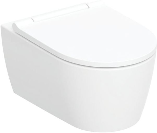 Geberit One Wand-Tiefspül-WC 500201011 mit WC-Sitz, weiß/weiß KeraTect