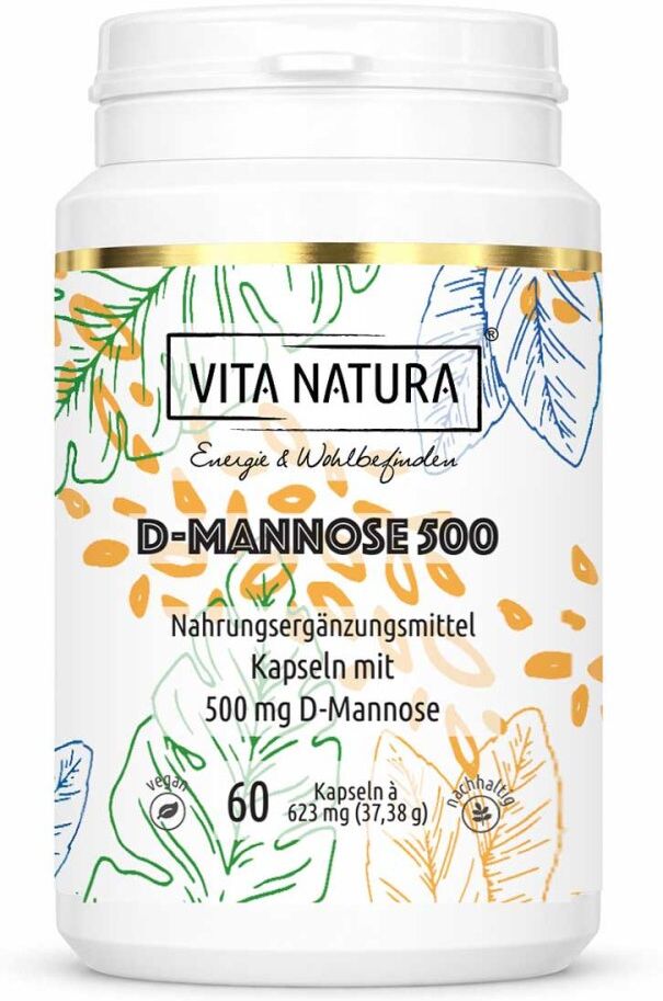 D Mannose Kapseln 500 mg 60stk
