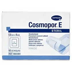 Hartmann Cosmopor E Steril Wundverband 7,2X5cm 10 Einheiten
