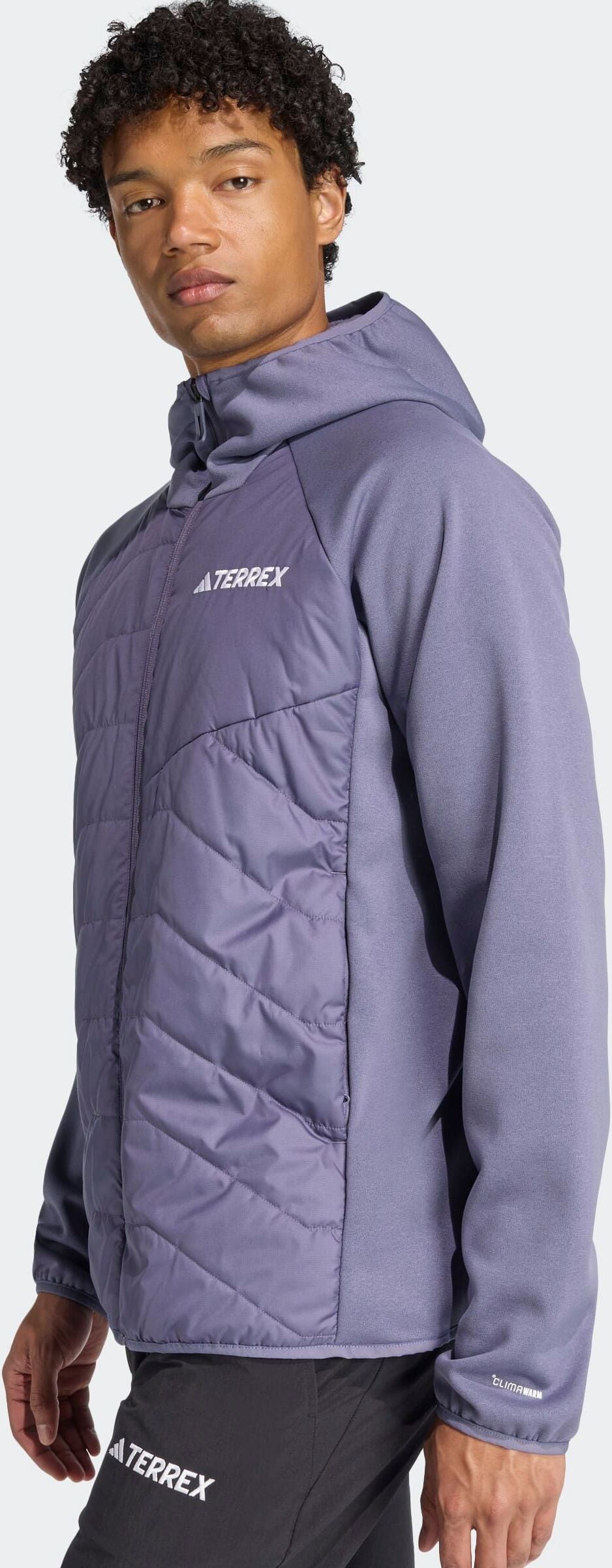 Outdoorjacke ADIDAS TERREX "MULTI CLIMAWARM ISOLIERENDE", Herren, Gr. S, lila (preloved violet), Obermaterial: 100% Polyester, Jacken Outdoorjacke