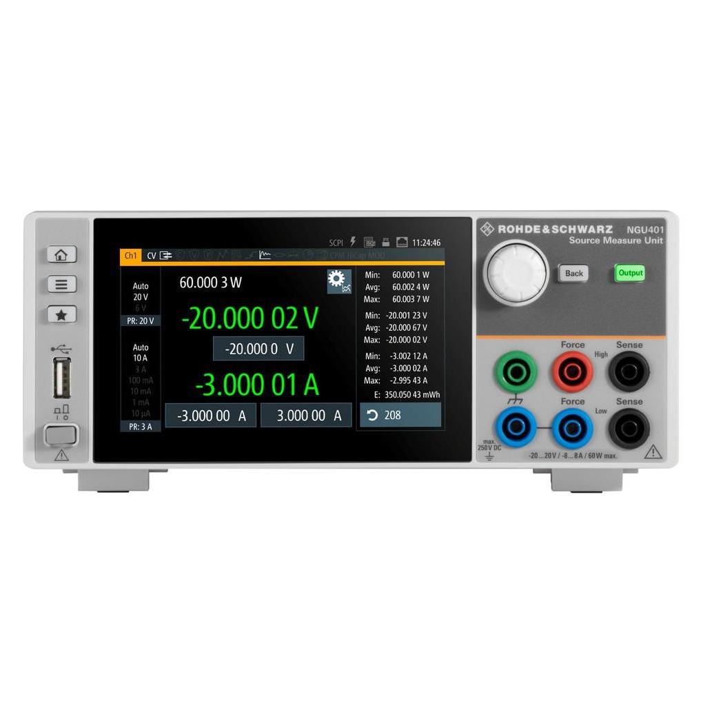 Rohde & Schwarz NGU401-G Digital Labornetzgerät 60W, -20 20V / 3 (NGU401-G)