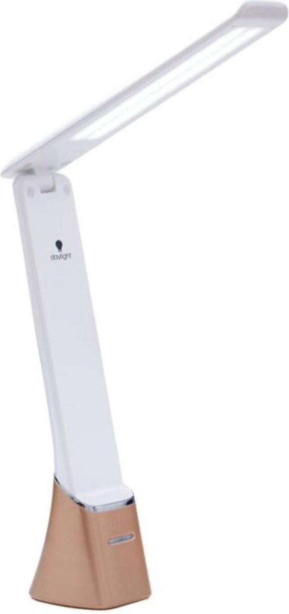 Daylight Smart Go Bureaulamp met LED - Dimbaar en Opklapbaar - Rose Gold