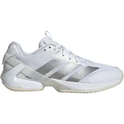adidas Adizero Ubersonic 5 Sandplatz Tennisschuhe Damen JS2890 - cloud white/silver met./cloud white 38