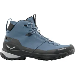 Salewa, Herren, Wanderschuhe, Puez 2 Mid Ptx M (40.5), Blau, Schwarz
