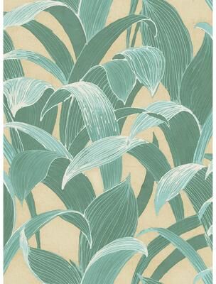 Seabrook Designs Koi Imperial Banana Groves Unpasted Wallpaper