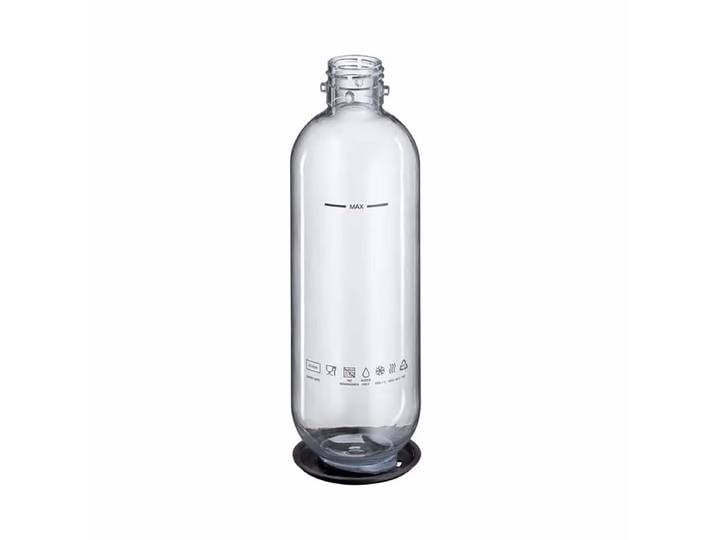 WMF Element One Ersatzteil PET Flasche – Wassersprudler Zubehör – grau
