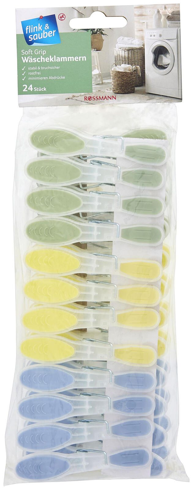 flink & sauber link & sauber Wäscheklammern Soft Grip 4068134013552