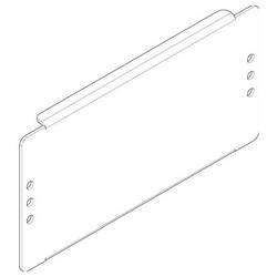 ABN FMSK13FN Media Montageplatte 1FB/3RE gelocht 224x310mm (fest) Montageplatte 1 St.