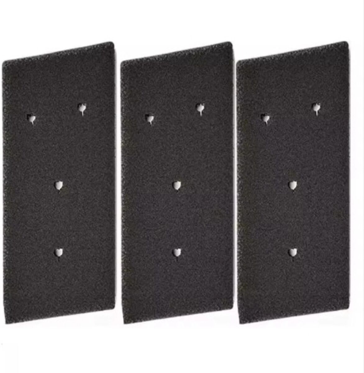 INF Trockner-Schwammfilter 3er-Pack – Effektive Fusselabscheidung, kompatibel mit Whirlpool 481010716911 HXHMMR10440, Schwarz,