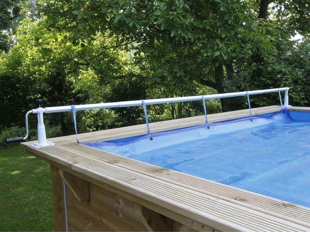 Enrouleur bâche à bulles Ubbink XTRA piscine hors-sol