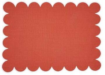 Saro Lifestyle "Eco Scallop Border Placemat (Set of 4) - 14""x20"""
