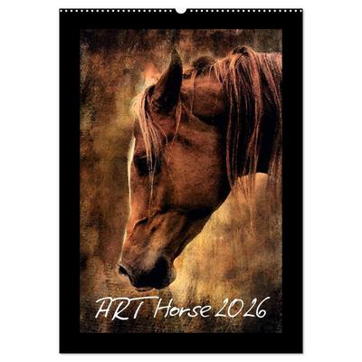 Art Horse 2026 (Wandkalender 2026 DIN A2 hoch), CALVENDO Monatskalender