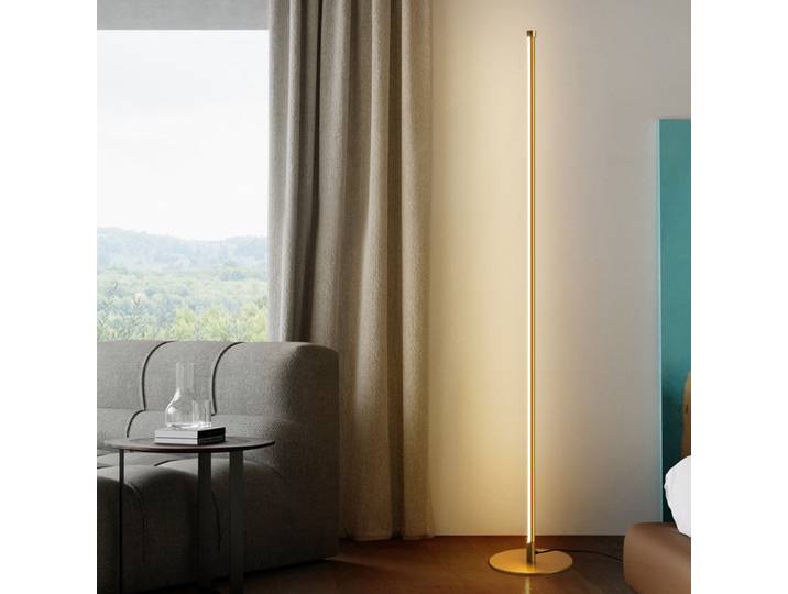 Décor à la maison support sol Led Simple lampadaires télécommande gradation lampes sur pied pour chambre coin lampadaire salon