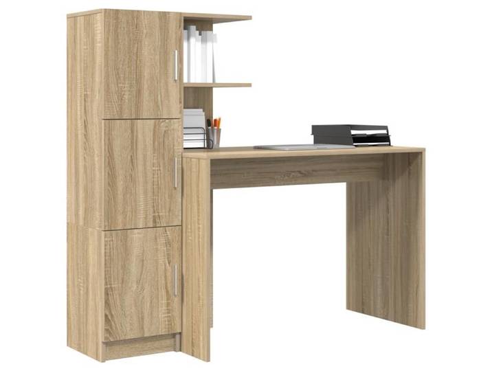Meuble Déco - Organisateur de bureau(1pc) - BMK - Table à écrire - 1 PERSONNE - 2 pcs Chêne Sonoma luf9261222