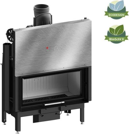 Kaminofen Hitze ARDENTE 90×41.G 17 kW Kaminofeneinsatz Ofen Holzofen Kamin Einsatz