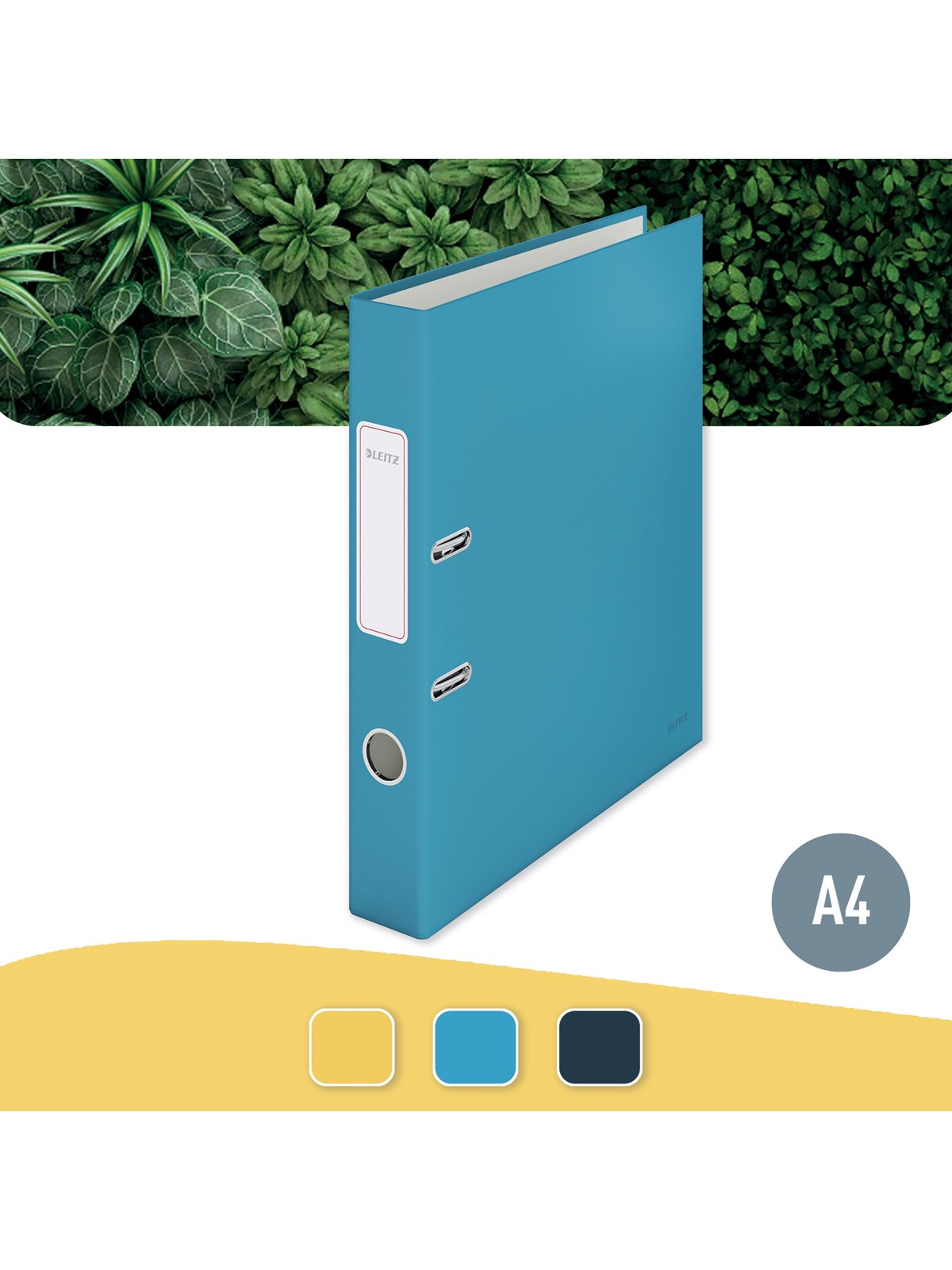 Leitz Qualitäts-Ordner 180° Cosy Soft-Touch Sanftes Blau