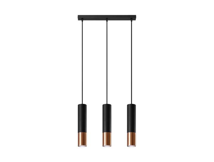 Design Pendellampe „Loopez“ - 3-flammig (linear) Kupfer Sollux Lighting