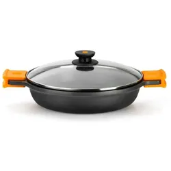 Bra Efficient A270528 Ø28Cm Aluminiumguss-Kasserolle Geeignet für Induktionskochfeld