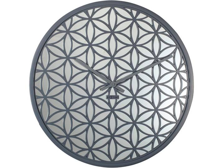 Nextime Wanduhr, Grau, Holz, Glas, massiv, 50x50x4.4 cm, RoHS, CE, Dekoration, Uhr, Wanduhren
